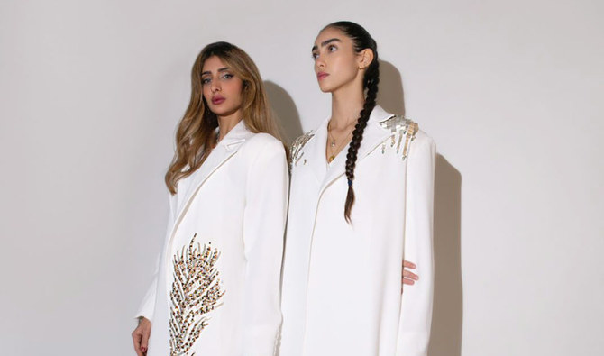 Most Ramadan collections by Saudi designers are inspired by traditional Saudi patterns and nature. (Photo/Wafa Al-Jaffali's designs)