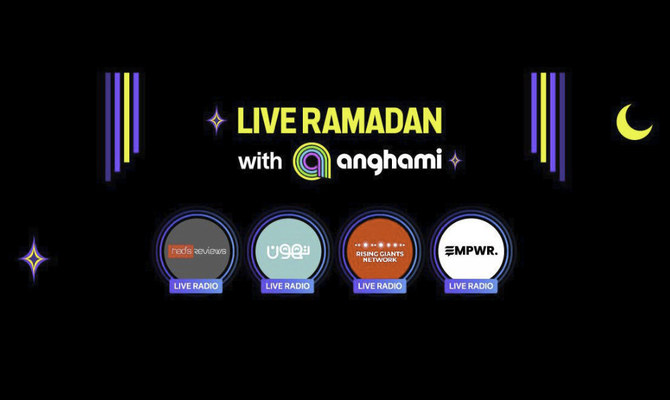Anghami launches live radio programs for Ramadan