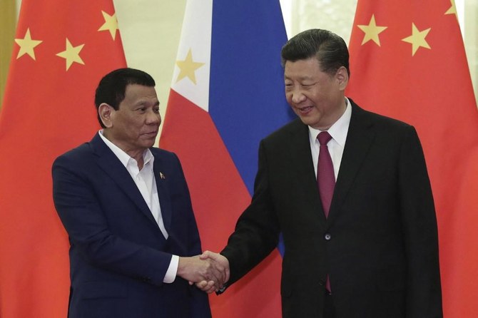 Philippines’ Duterte, China’s Xi call for to restraint in South China Sea