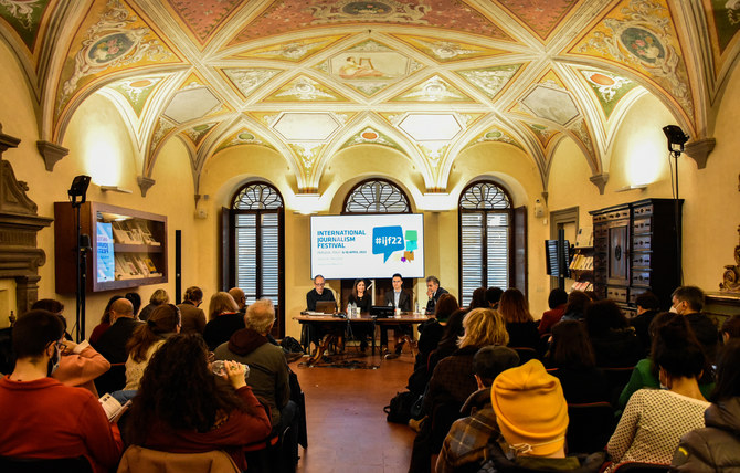 The conference ran for five days with over 700 speakers, holding panels, discussions and presentations across Perugia’s charming historic town center. (Luca Venelli)