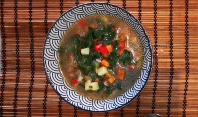 Ramadan Recipes: Lentil and vegetable soup