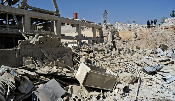 Israeli strike near Syrian capital causes material damage
