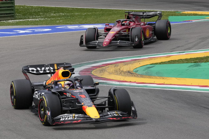 Verstappen overtakes Leclerc late on to win sprint at Imola