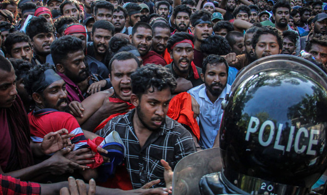 Sri Lanka students mob PM’s home over economic crisis