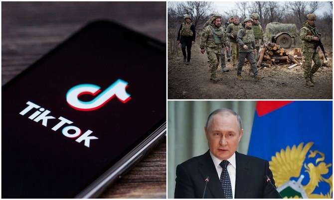 Video-sharing app TikTok is struggling to stem the flow of misleading information associated with the Ukraine-Russia war. (Shutterstock/Reuters)