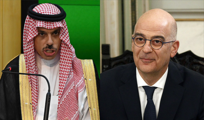 Saudi and Greek foreign ministers discuss relations during call