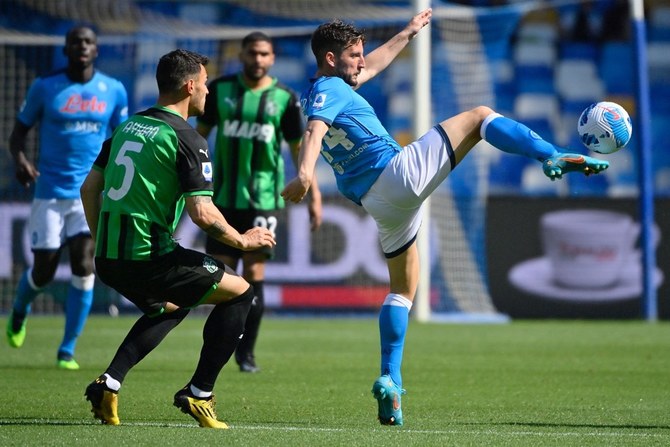 Napoli crush Sassuolo 6-1 to end miserable run