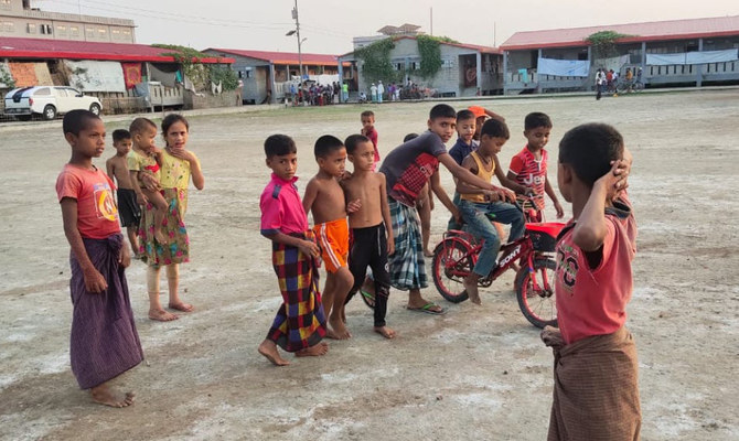 Rohingya refugee children celebrate ‘lifeless’ Eid on remote Bangladesh island