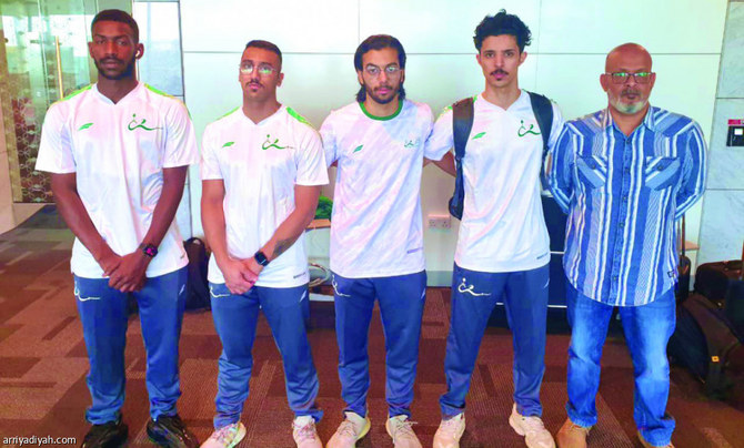 Saudi national fencing team in Spain for World Cup