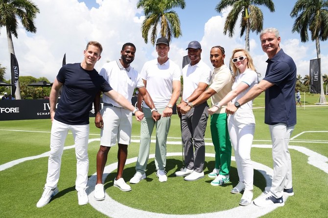 Lewis Hamilton, Tom Brady team up for golf challenge ahead of Miami Grand Prix