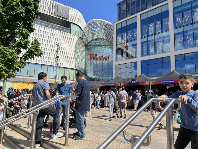 The annual London Eid Festival was established by Westfield London four years ago and has grown exponentially. (AN Photo/Hasenin