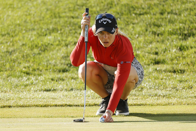 Sagstrom grabs LPGA Founders Cup lead with sizzling 63