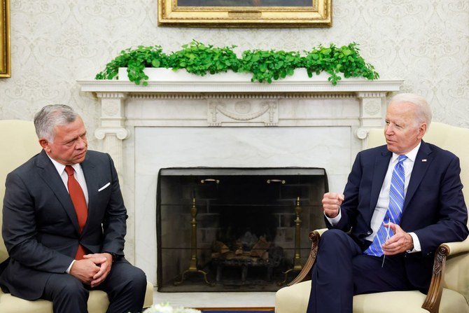 President Biden, King Abdullah II discuss West Bank violence during meeting