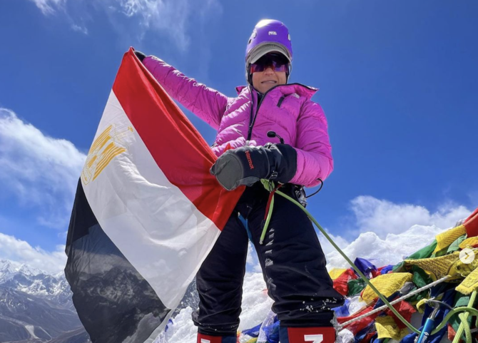 Manal Rostom becomes first Egyptian woman to reach Everest summit