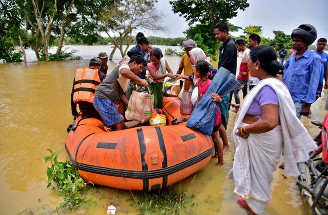 Deadly floods trap 400,000 people in northeast India