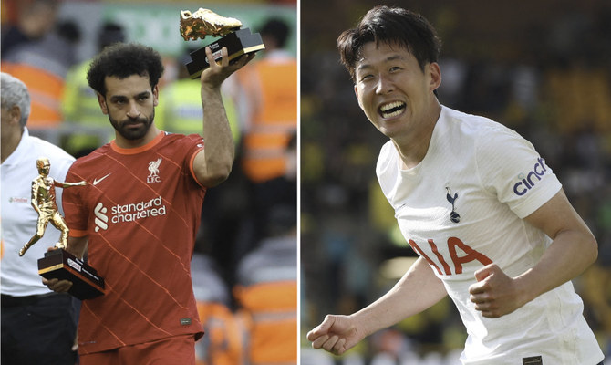 Salah and Son share Premier League Golden Boot