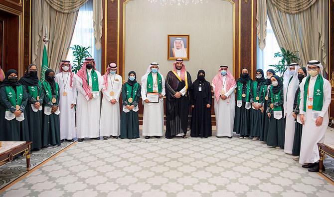 Crown prince cites Saudi students who won ISEF 2022 awards