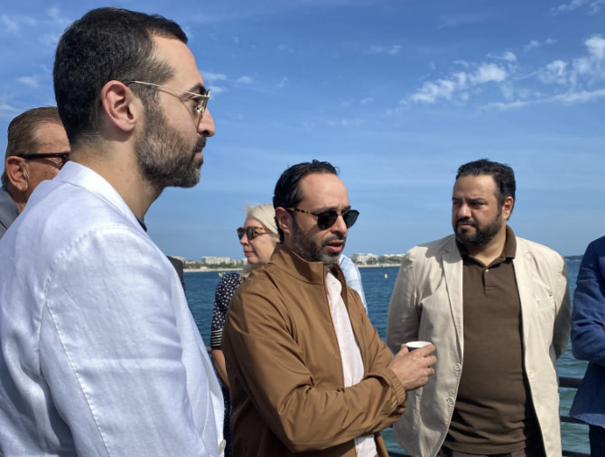 Saudi deputy culture minister assures Kingdom’s film industry of ‘brilliant future’ as he visits pavilion at Cannes