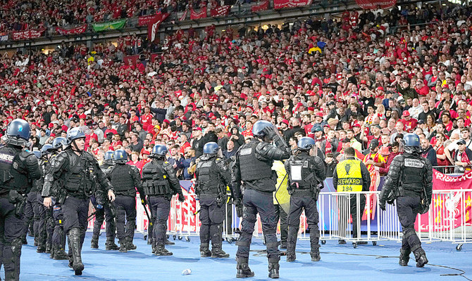 British fans condemn Champions League final chaos