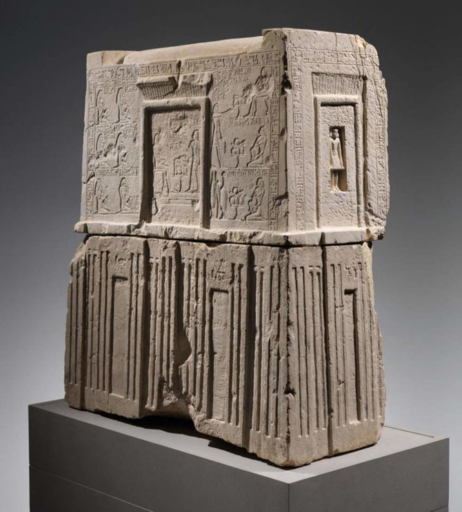 This evidence image shows  an Egyptian limestone model of a tomb, dated 1750-1720 B.C., and valued at $251,725 approximately. 