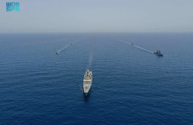 Saudi Arabia’s Red Wave 5 joint naval drill wraps up. (SPA)