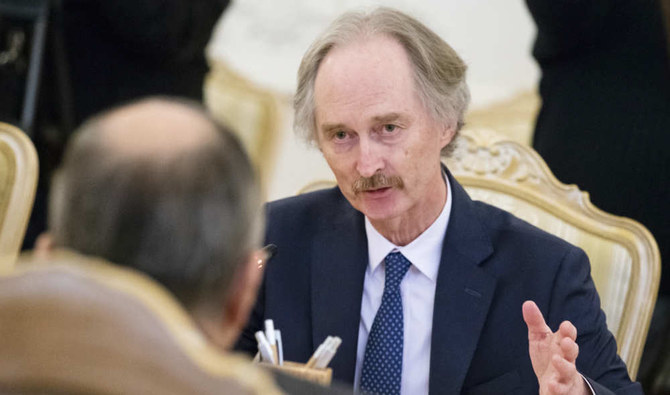 Geir Pedersen, the United Nations' special envoy for Syria. (AP)