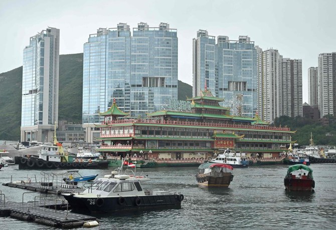 Hong Kong’s famed Jumbo Floating Restaurant towed away after half a century