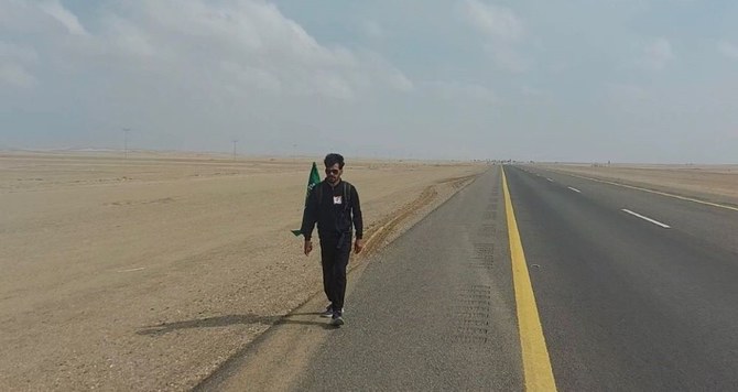 Saudi adventurer completes walk from Jeddah to Abha in 35 days