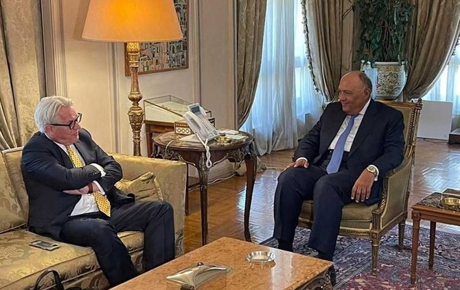 Egyptian FM reaffirms stance of support to Palestinians
