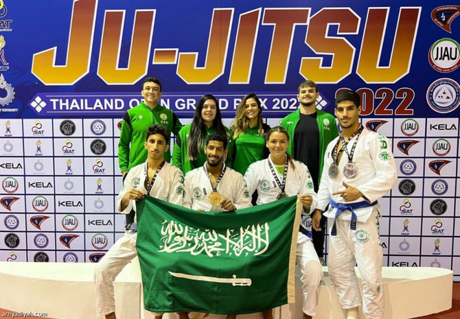5 medals for Saudi Arabia on Day 1 of Jiu-Jitsu Thailand Open Grand Prix 2022