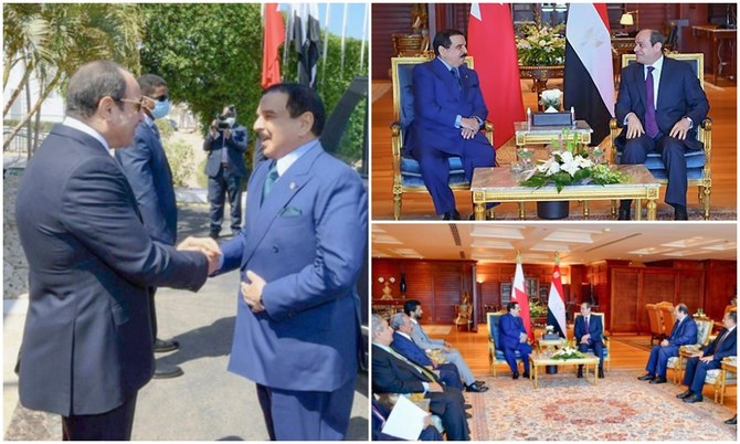 Egypt’s El-Sisi meets with Bahraini king