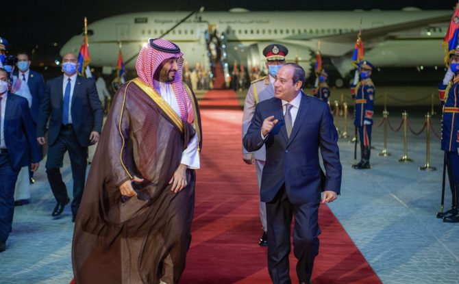 Saudi Crown Prince Mohammed bin Salman in Egypt on official visit  