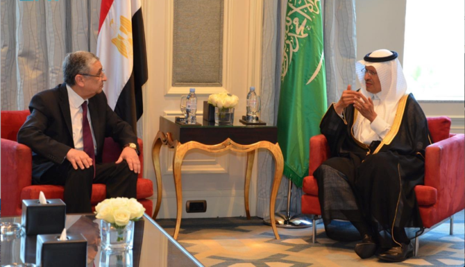 Saudi, Egyptian energy ministers review progress on $1.8bn electrical interconnection project