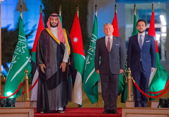 Crown prince’s Jordan visit ‘to bolster economic, political cooperation, Arab unity’