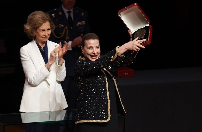 Emirati arts patron Huda Alkhamis-Kanoo receives prestigious award from Spain’s queen
