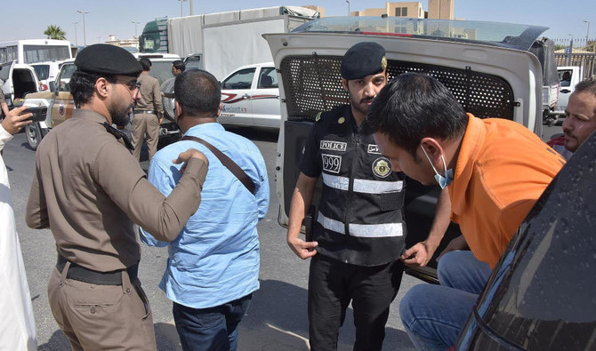 Saudi police have arrested illegal expats for breaching residency. (SPA)