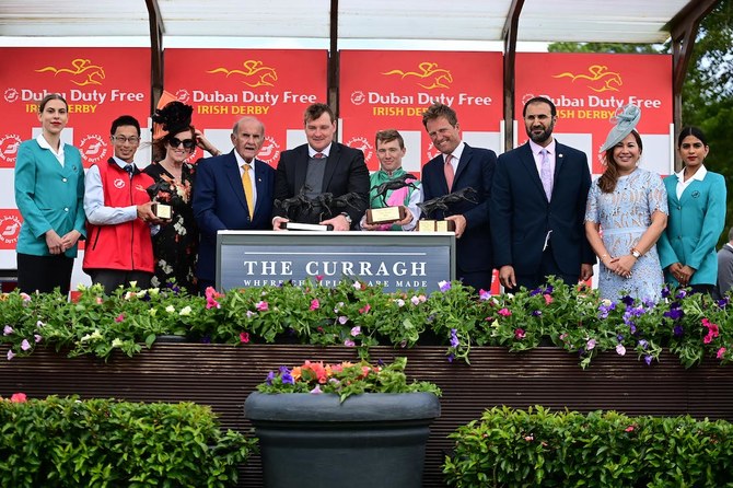 Westover wins Dubai Duty Free Irish Derby at The Curragh Racecourse