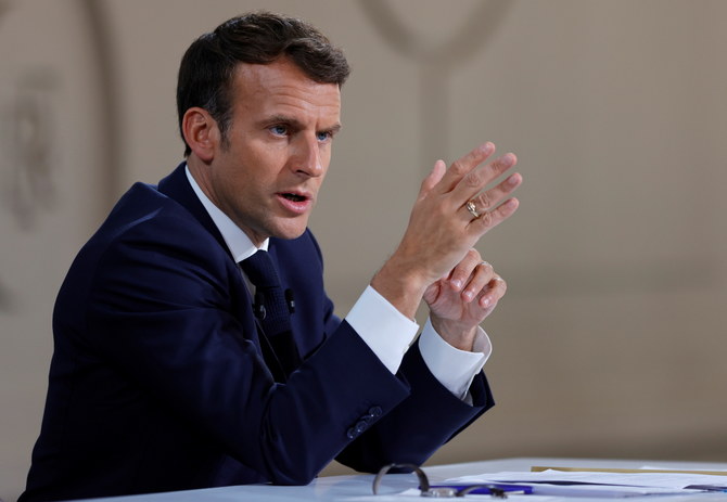 Macron says Russia can't win in Ukraine after strike on mall