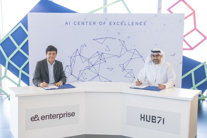 Hub71 and e& enterprise open region's first AI Center of Excellence in Abu Dhabi