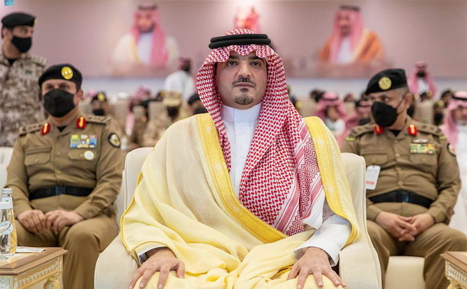 Saudi Interior Minister Prince Abdulaziz bin Saud bin Naif reviews Hajj security measures in Makkah. (SPA)