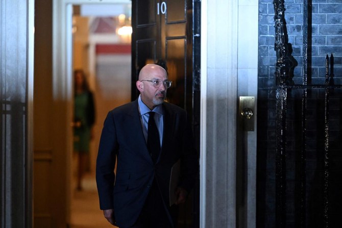 UK PM Johnson names Zahawi as new finance minister