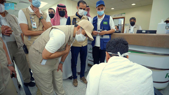 Saudi Health Minister Fahad Al-Jalajil visit Makkah and holy sites. (SPA)