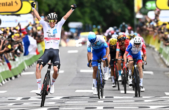 Pogacar takes Tour de France lead with stage six win 