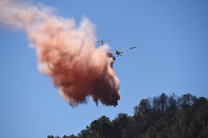 Firefighters, aircraft fight blaze near France’s Mediterranean coast