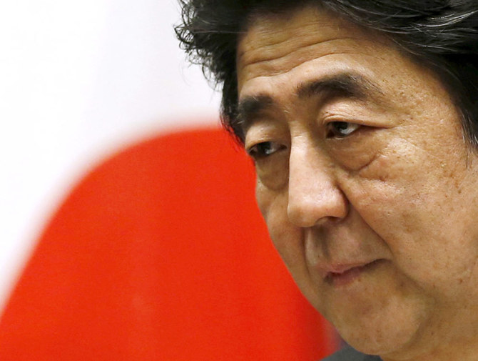 Japan's Prime Minister Shinzo Abe holds a news conference at his official residence in Tokyo September 25, 2015. (REUTERS)