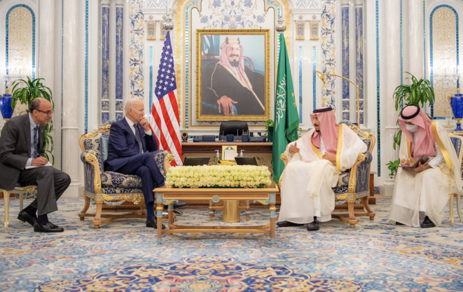 Biden arrives in Saudi Arabia, holds ‘important discussions’ with king, crown prince