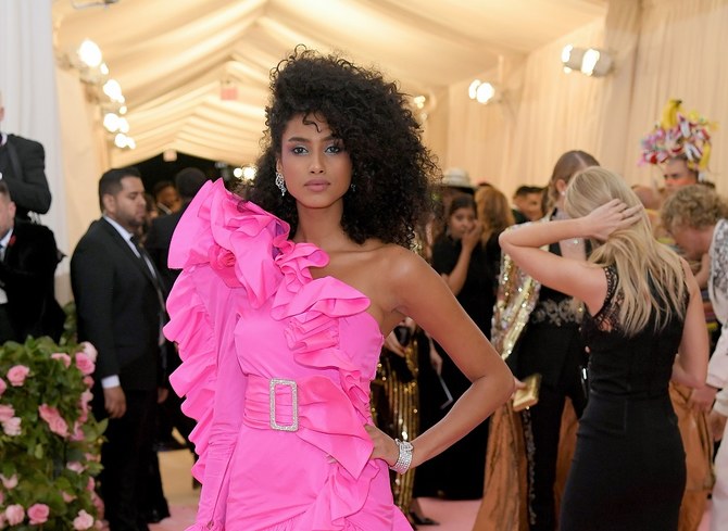 Dutch Moroccan Egyptian model Imaan Hammam showed her support for Loewe’s charity campaign. (File/ Getty Images)