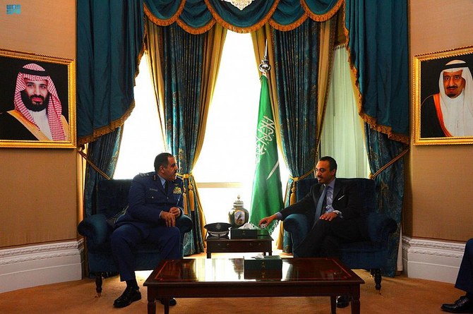 Saudi ambassador to UK meets with deputy commander of Kingdom’s air force