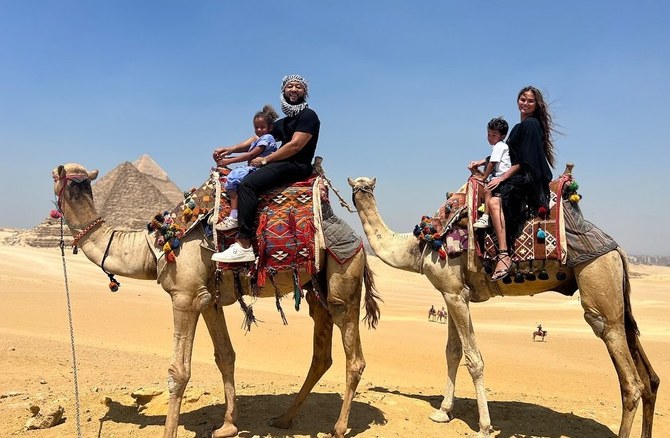 US singer John Legend took to Instagram to show off his trip to Egypt with wife Chrissy Teigen. (Instagram) 