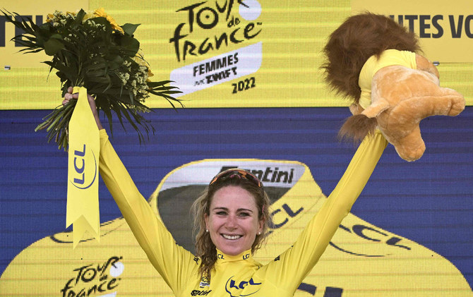 Brilliant van Vleuten powers to yellow jersey in women’s Tour de France